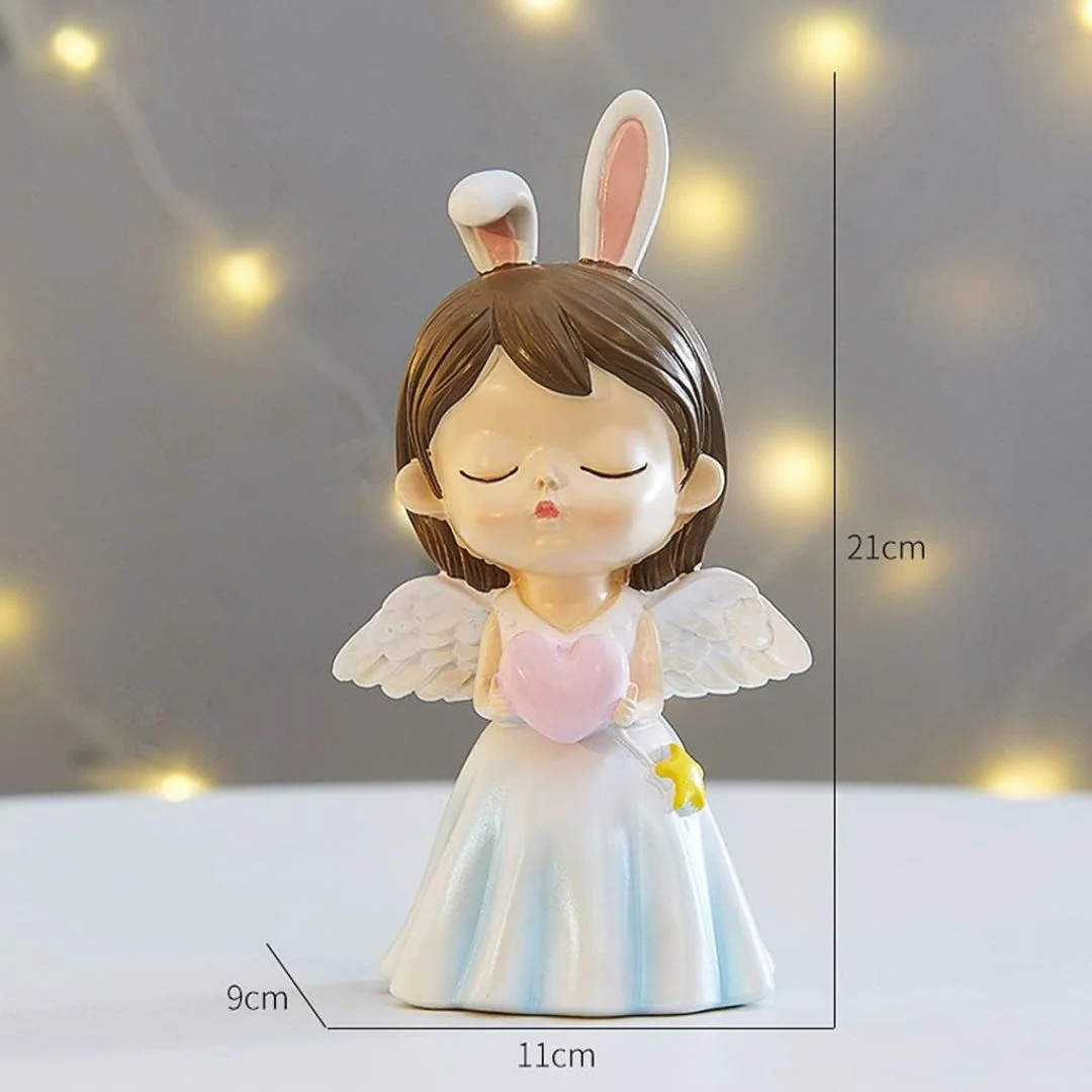 Little Fairy Coin Bank | Angel Statue Decor - Image 2