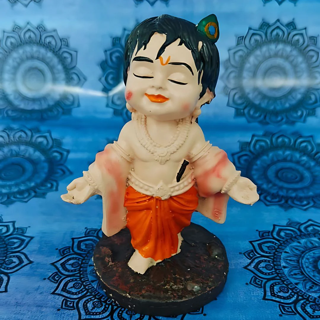 Little Kanha Figurine | Krishna Car Dashboard Idol - Image 2