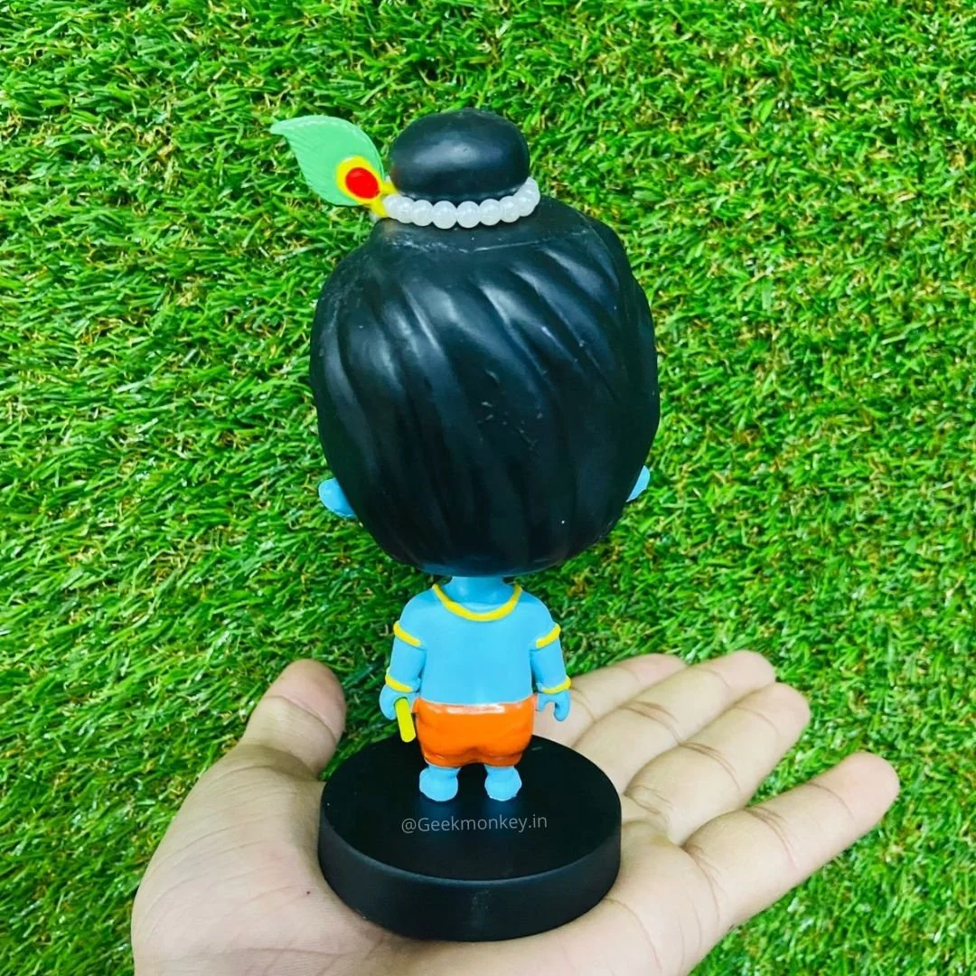 Little Krishna Bobblehead for Car | Made in India - Image 3
