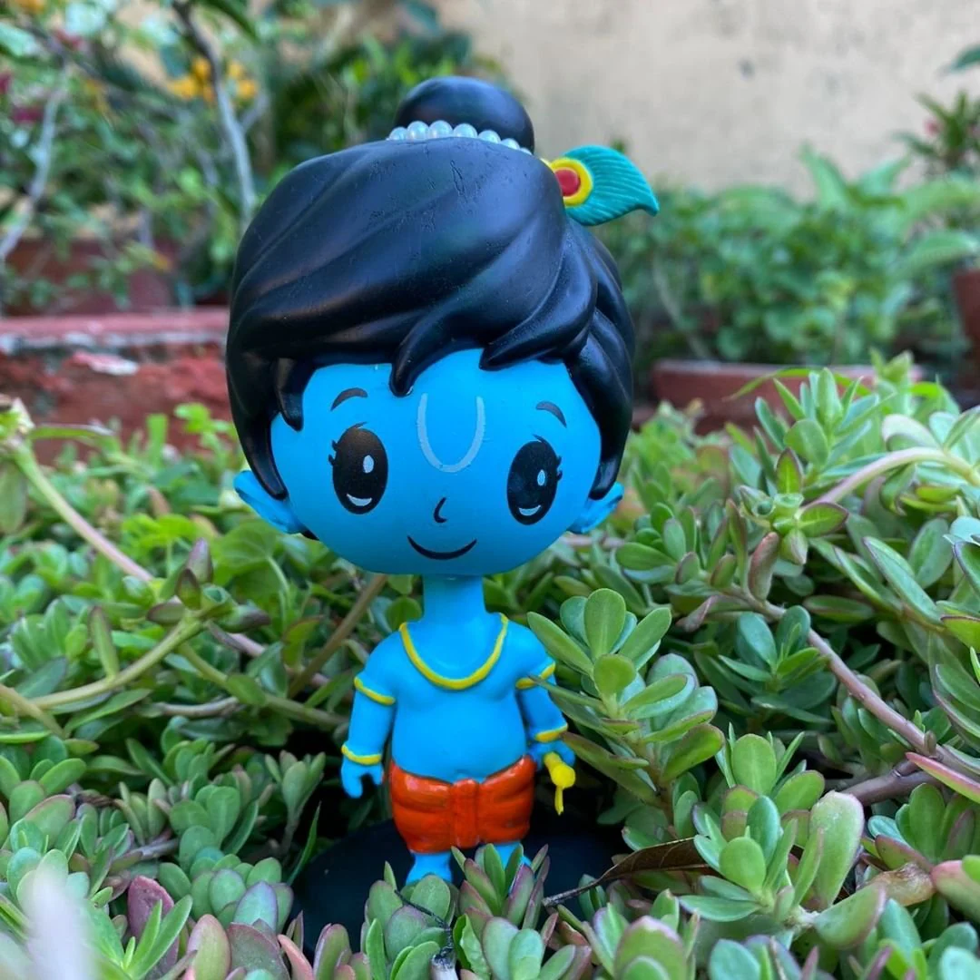 Little Krishna Bobblehead for Car | Made in India - Image 4