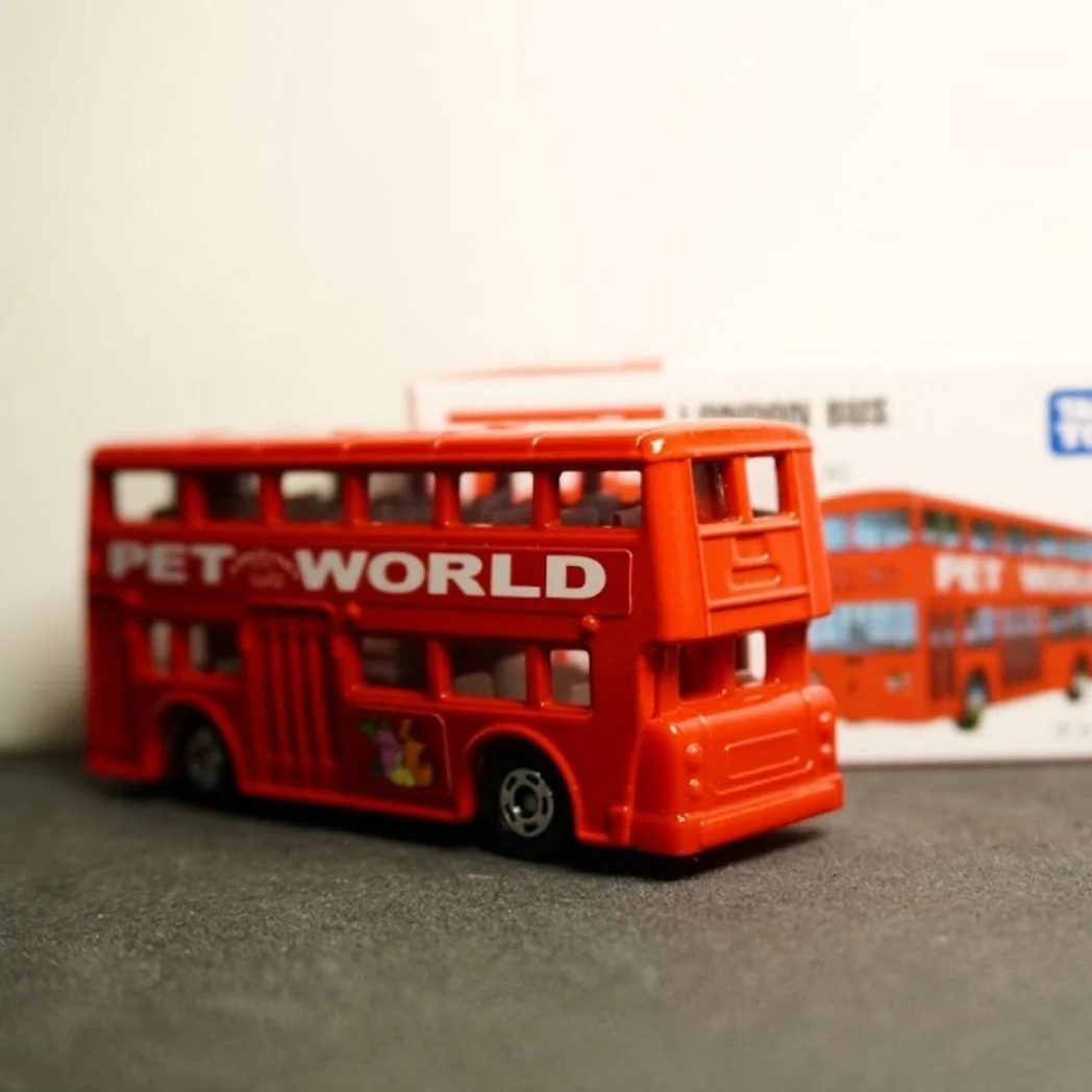 Tomica No. 95 London Bus Diecast Scale Model Collectible Car - Official Tomica