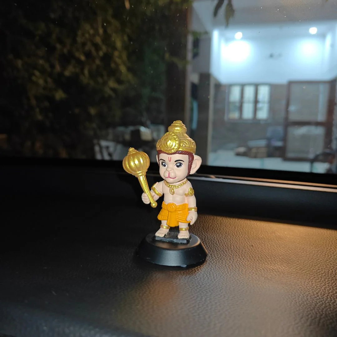 Anjaneya on Board | Lord Hanuman Car Dashboard Idol - Image 2