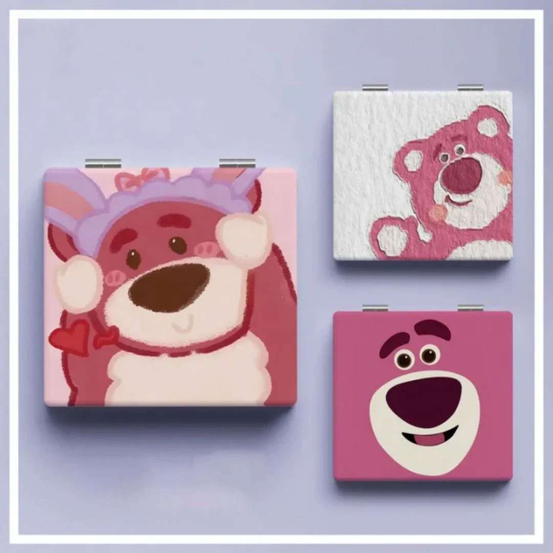 Lotso Bear Pocket Mirror | Collectible Mirror with High Resolution Print