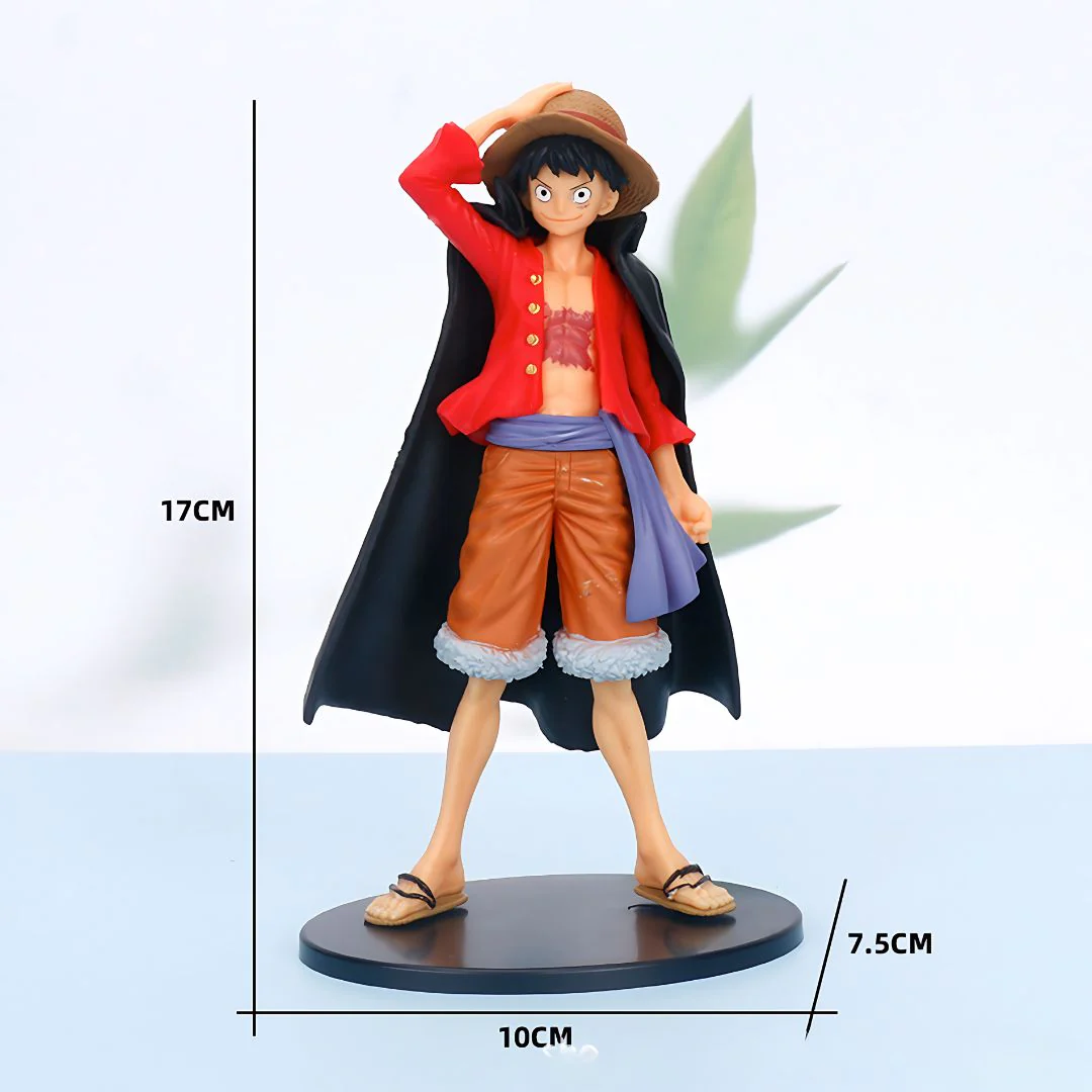 Luffy Black Cloak Figurine | 16.5 cm Anime Collectible Model for Weebs - Image 2