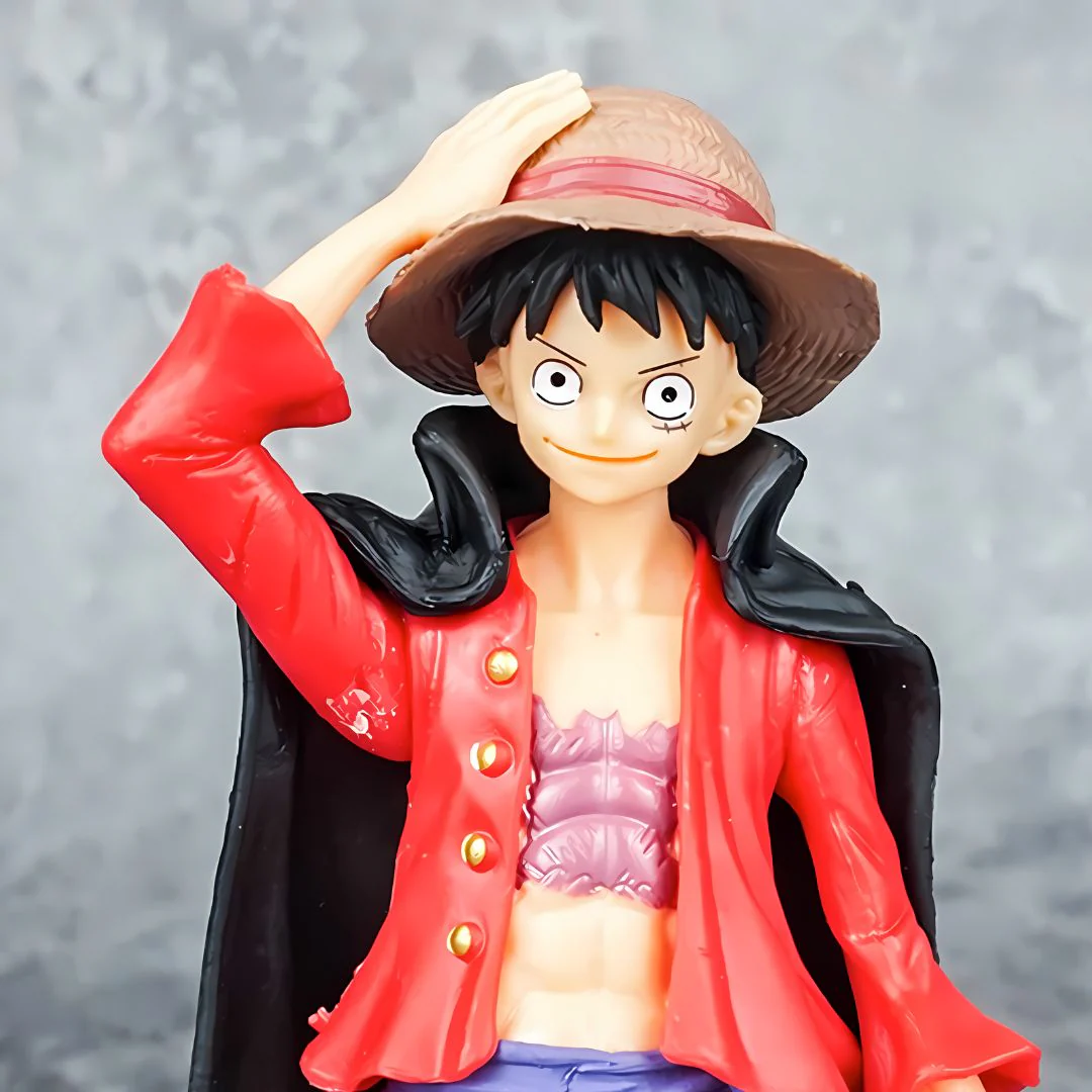 Luffy Black Cloak Figurine | 16.5 cm Anime Collectible Model for Weebs - Image 3