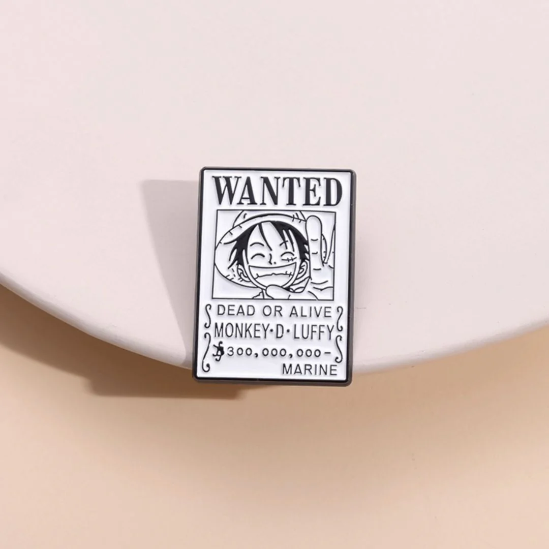 The Straw Hat Captain Lives On! Luffy One Piece Enamel Pin - Image 2
