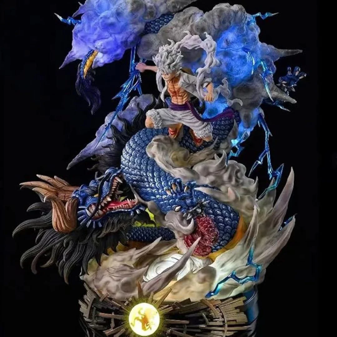 Luffy Gear 5 vs Kaido – Epic Battle Diorama Figure