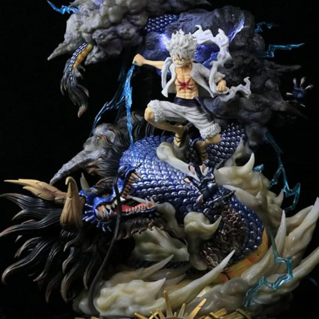 Luffy Gear 5 vs Kaido – Epic Battle Diorama Figure - Image 2