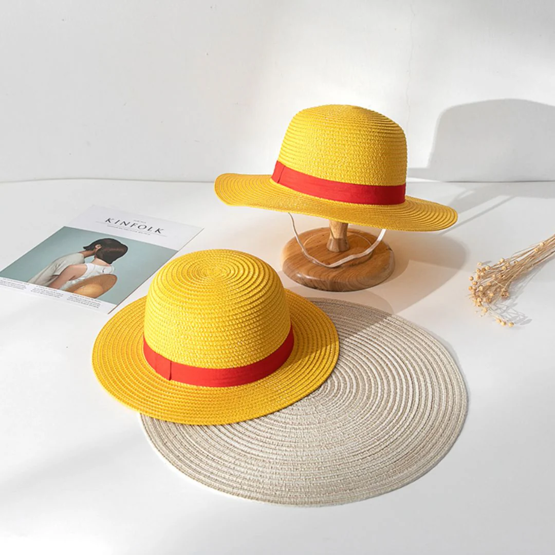 Monkey D. Luffy-Inspired Cosplay Straw Hat (Yellow) - Image 4