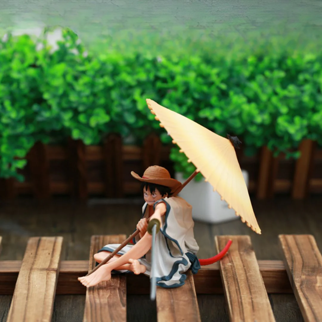 Luffy Samurai Statue | One Piece Figurine with Umbrella - Image 4