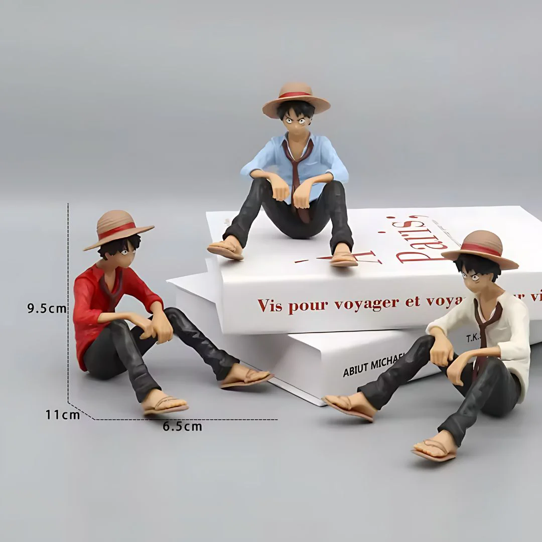 Luffy Sitting Action Figure | One Piece - Monkey D' Luffy - Image 3