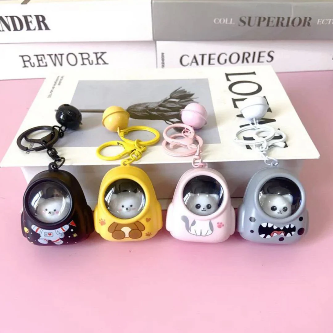 Luminous Animal Backpack Keychain | Cute Animal Keyring - Image 2