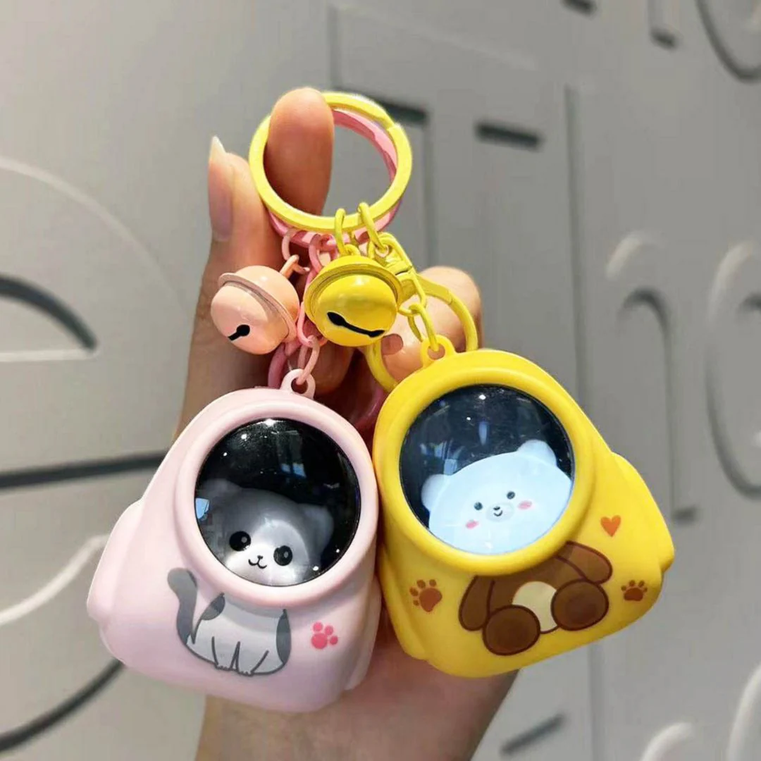 Luminous Animal Backpack Keychain | Cute Animal Keyring - Image 3