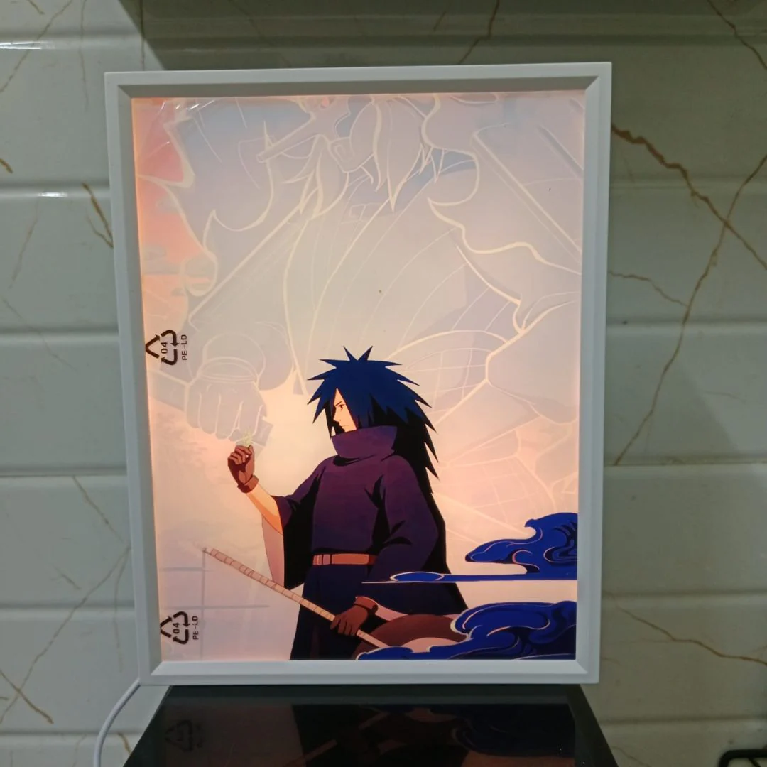 Luminous Madara Uchiha Light Painting – The Ghost Of The Uchiha