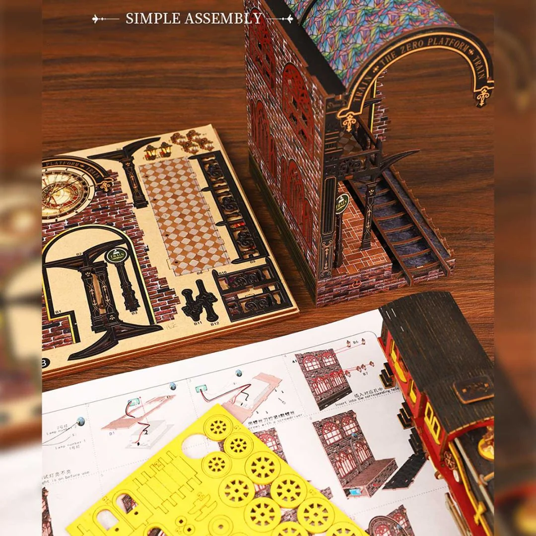Magic Express Puzzle – DIY BookNook with Light - Image 3
