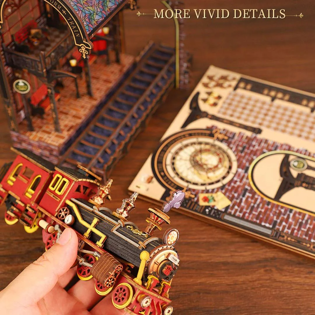Magic Express Puzzle – DIY BookNook with Light - Image 4