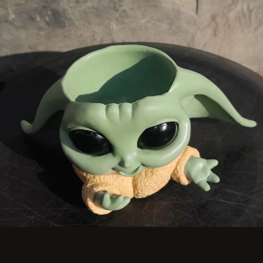 Mandalorian Desk Planter | Yoda Planters for Office Desk - Image 6