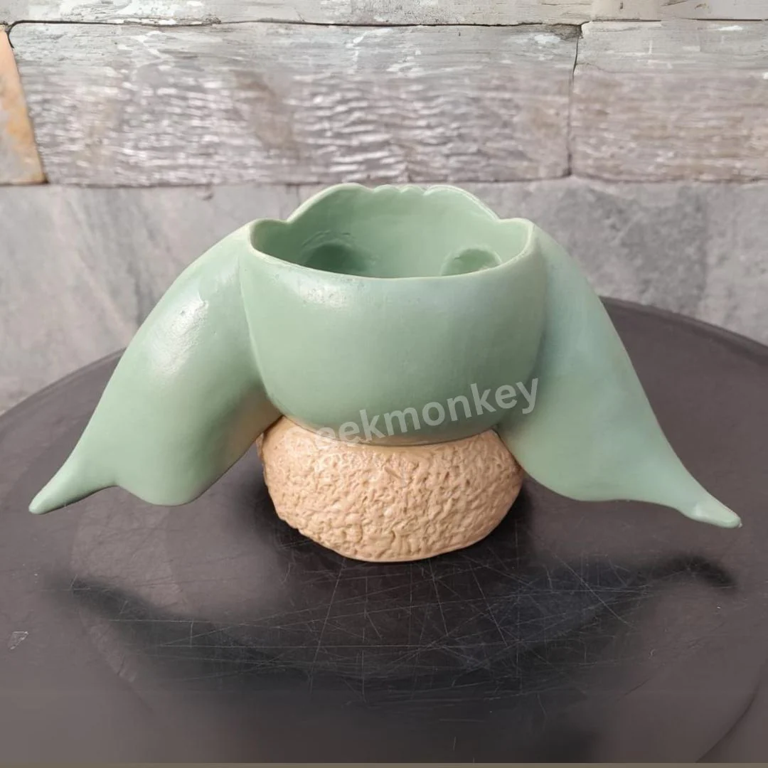 Mandalorian Desk Planter | Yoda Planters for Office Desk - Image 7
