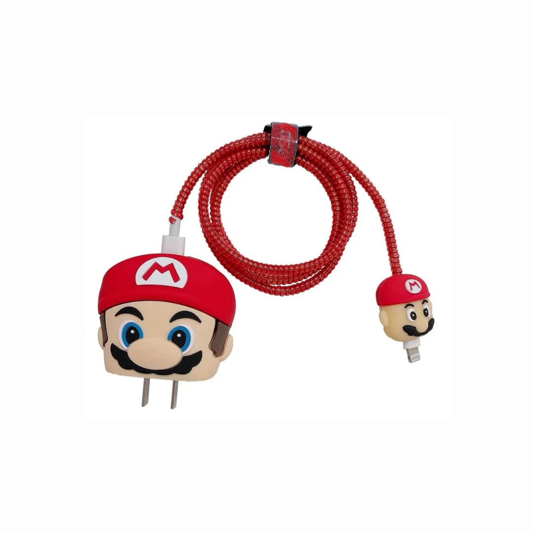 Mario Apple Charger Cover | Game Theme 20 W Charger Cover - Image 3