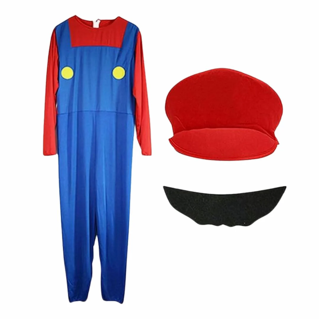 Mario Cosplay Costume – Game-Inspired Dress-Up - Image 4
