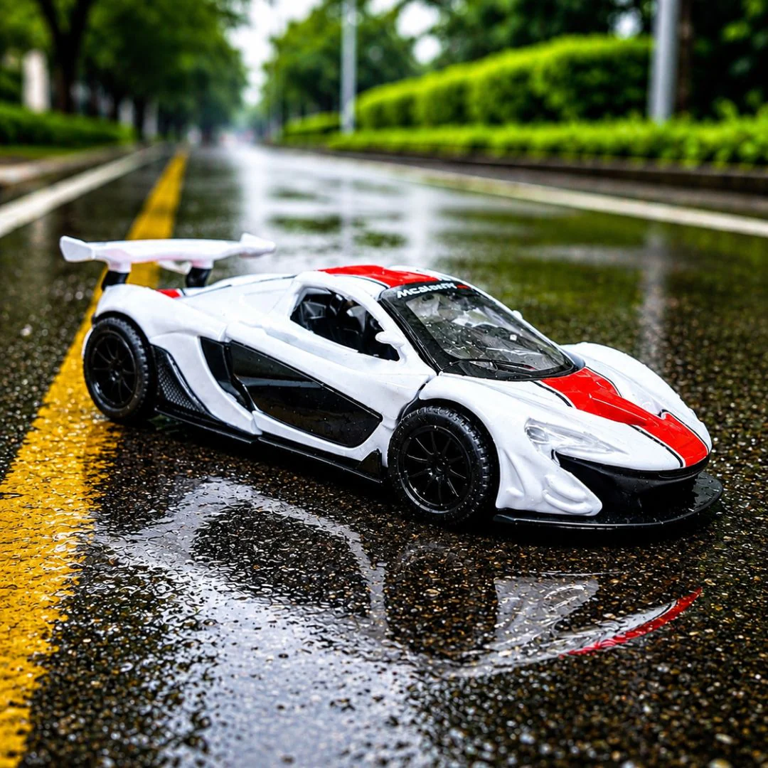 MSZ McLaren P1 GTR Die Cast Pull Back Model Car - Image 4