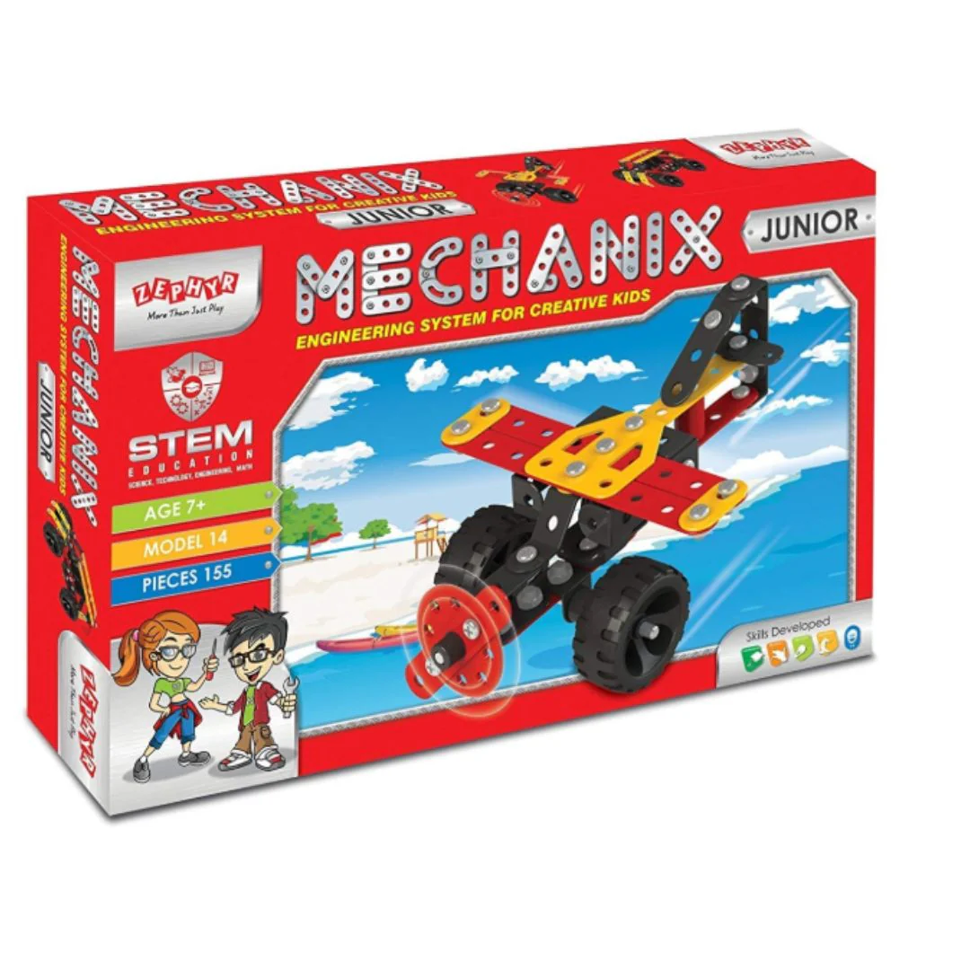Mechanix Junior STEM Kit – Build Your First Engineering Machine