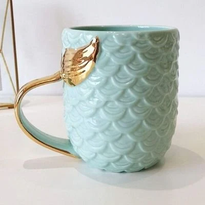 Mermaid Tail Mug - 3D Ceramic Mug - Image 3