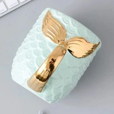Mermaid Tail Mug - 3D Ceramic Mug - Image 5