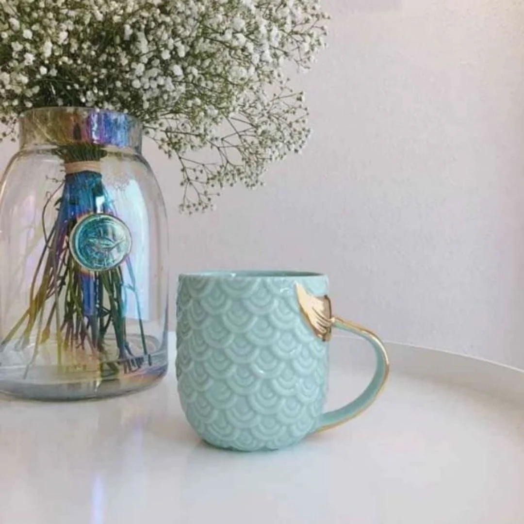 Mermaid Tail Mug - 3D Ceramic Mug - Image 6