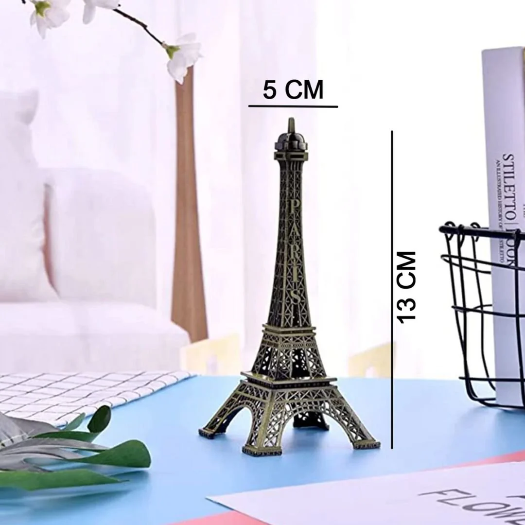Geekmonkey High Quality Metal Eiffel Tower Decorative Showpiece | For Office Desk - Image 2