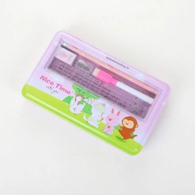 Metal Wide Pencil Box - All in One - Image 6