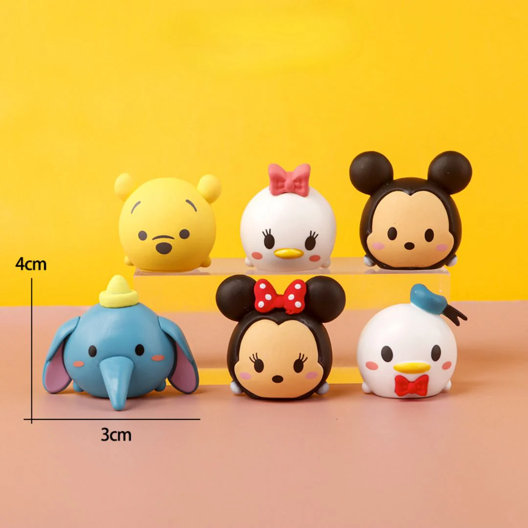 Mickey and Friends Figurines | Car Decor Cartoon Set - Image 3