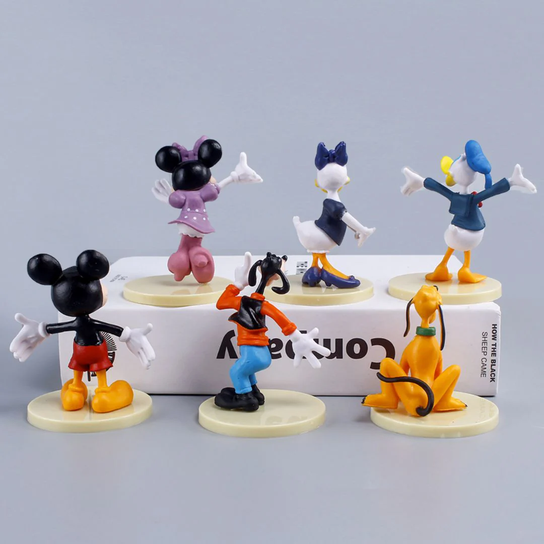 Mickey and Friends Figurines | Car Decor Cartoon Set - Image 6