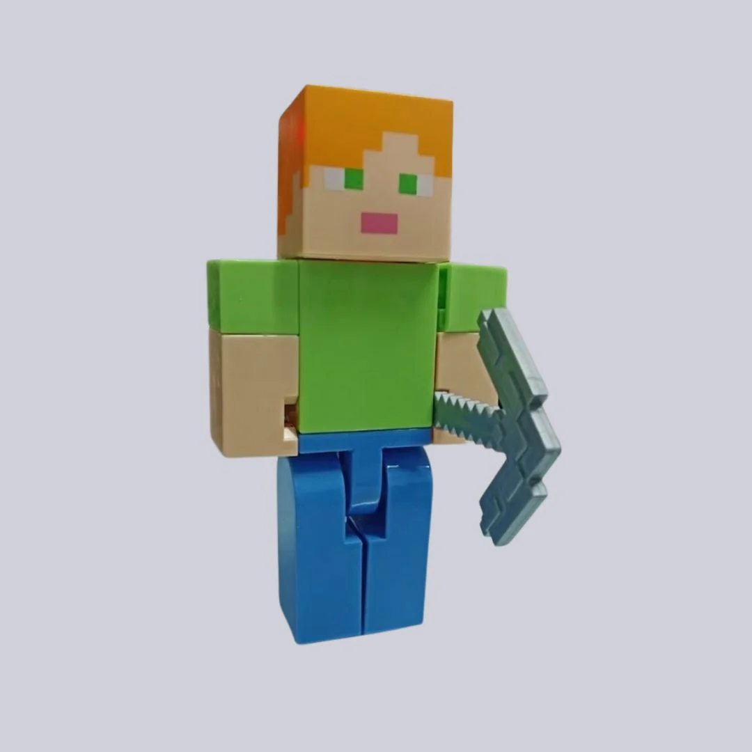 Minecraft Style Action Figure – Dig Into Adventure - Image 4