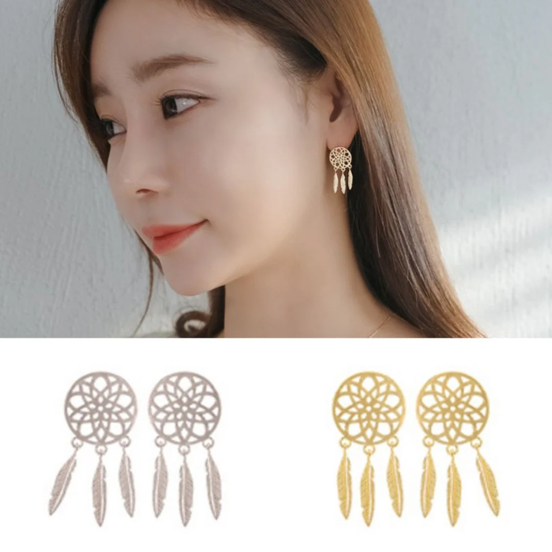 WhisperCatch – Mini Dreamcatcher Studs - Image 4