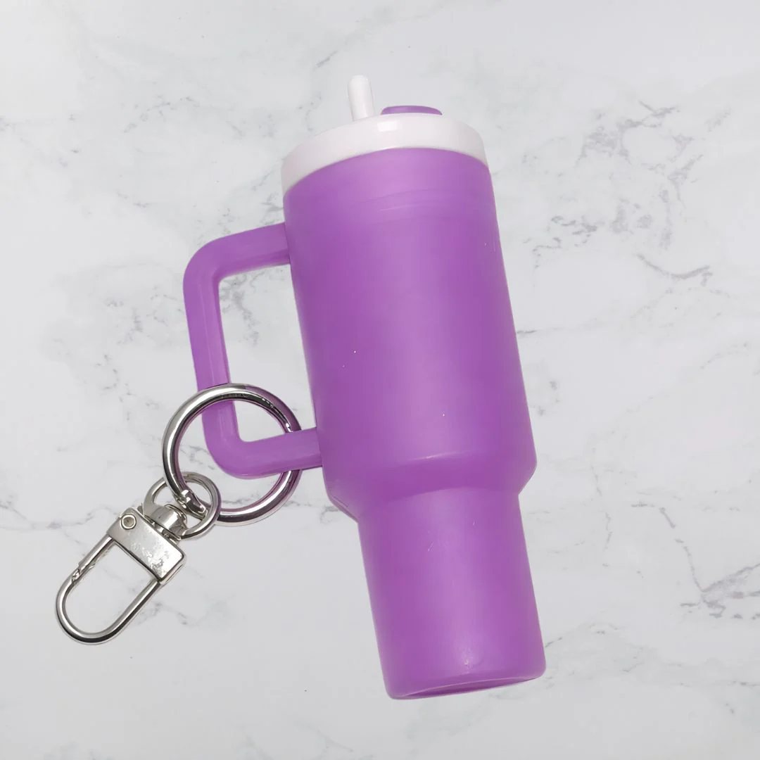Mini Tumbler Keychain | Tiny Money Holder Keychain - Image 12