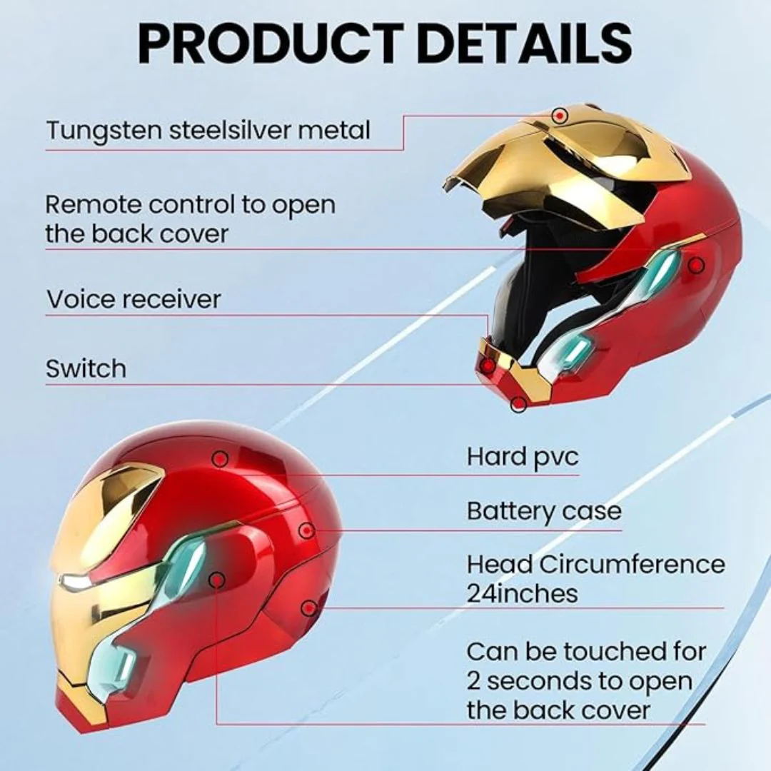 Iron-Man MK 50 1:1 Wearable Helmet - Image 4