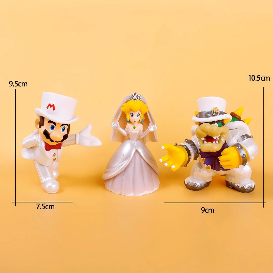 The Mushroom Kingdom Crew | Mario Collectible Figurines (Set of 8) - Image 4