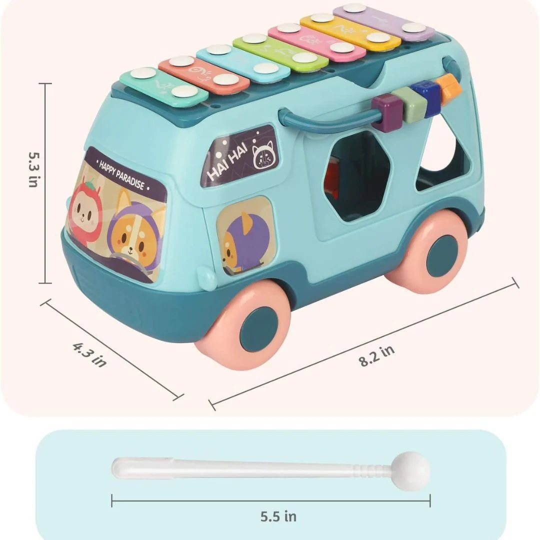 Musical Van - Pull Along Shape Sorter | Educational Toys for Kids - Image 12