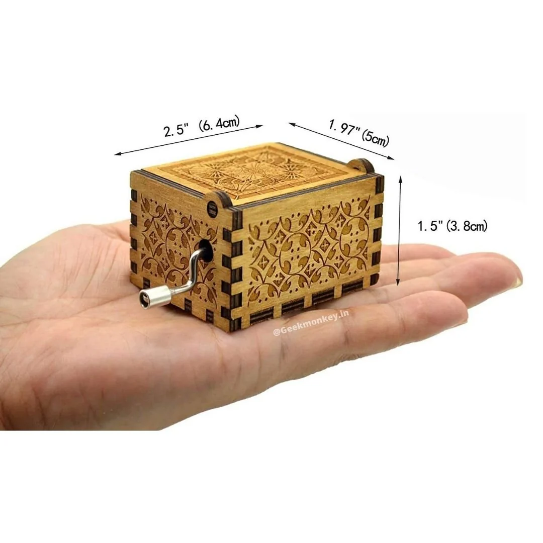 My Sunshine Music Box | Hand Crank Wood Box | Gifts for Music Lover - Image 12