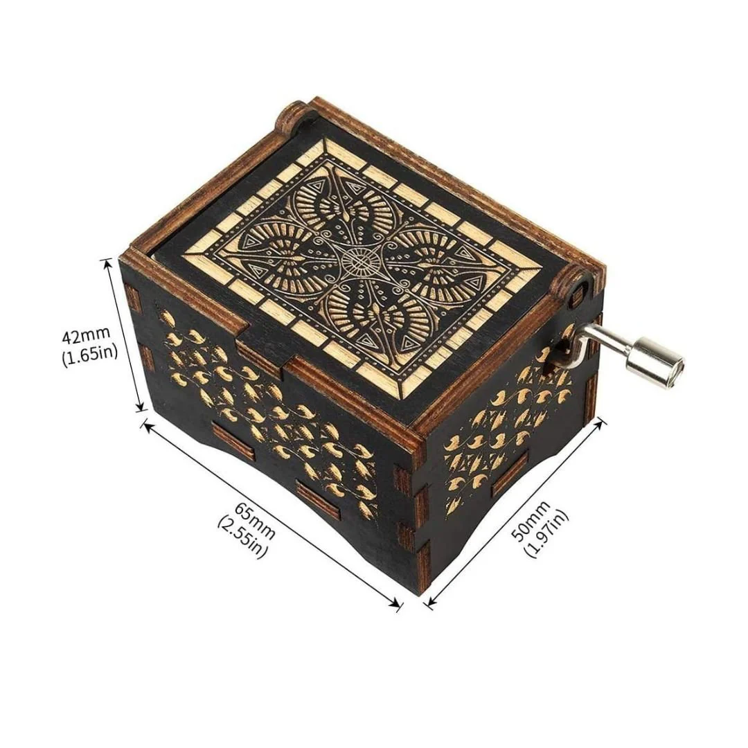 My Sunshine Music Box | Hand Crank Wood Box | Gifts for Music Lover - Image 17