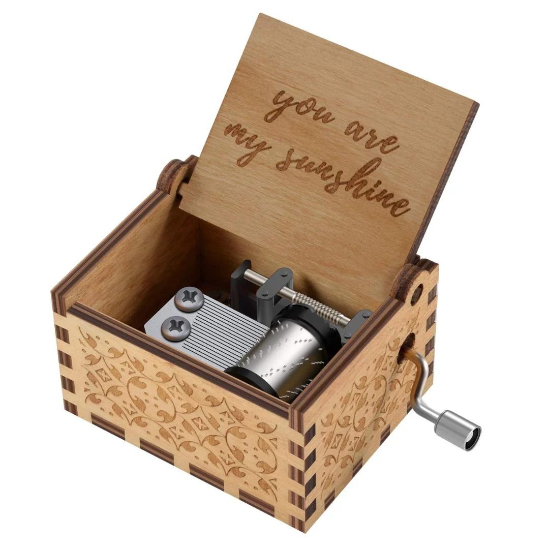 My Sunshine Music Box | Hand Crank Wood Box | Gifts for Music Lover - Image 18