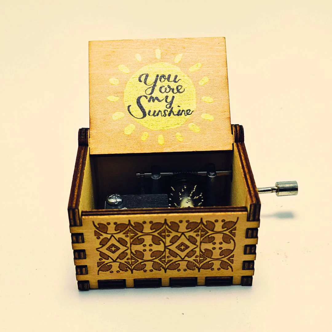 My Sunshine Music Box | Hand Crank Wood Box | Gifts for Music Lover - Image 20