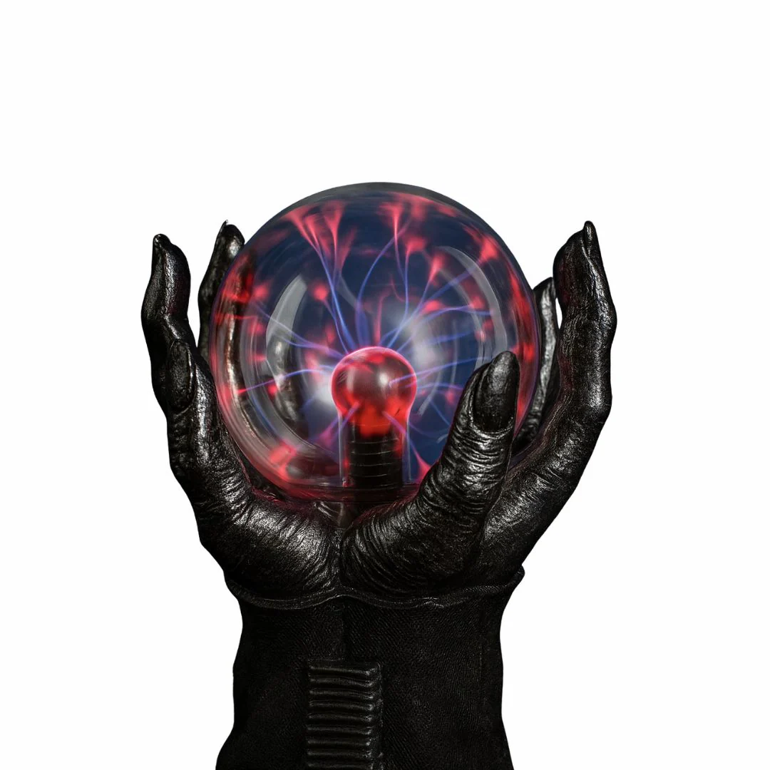 Mystic Touch Plasma Ball – Lightning Sphere with Surrounding Hands Base - Image 3