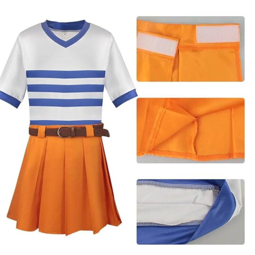 Nami Cosplay Costume – One Piece Anime Outfit for Women - Image 3