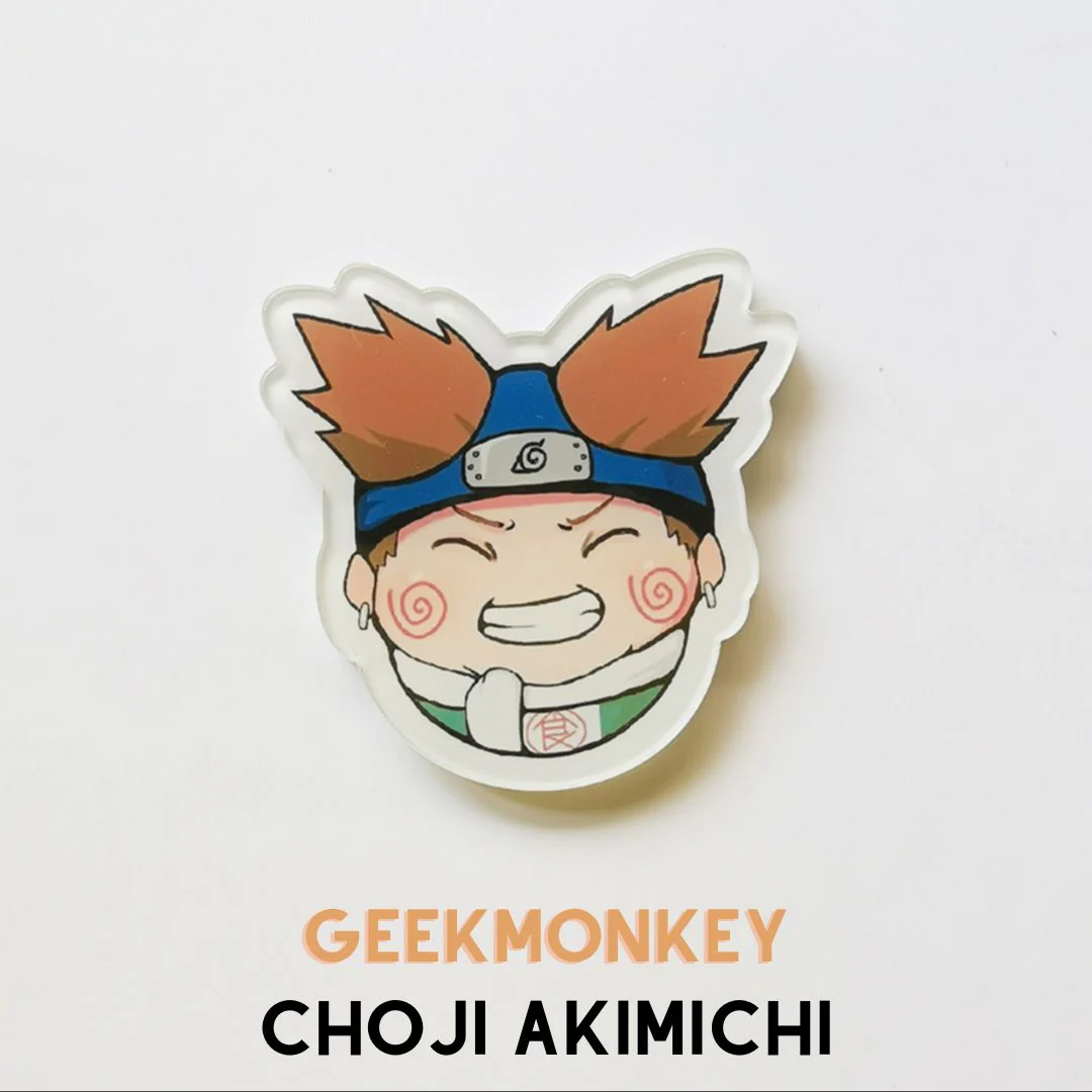 Anime & Friends Acrylic Badge | Acrylic Safety Pins for Naruto Fans - Image 10