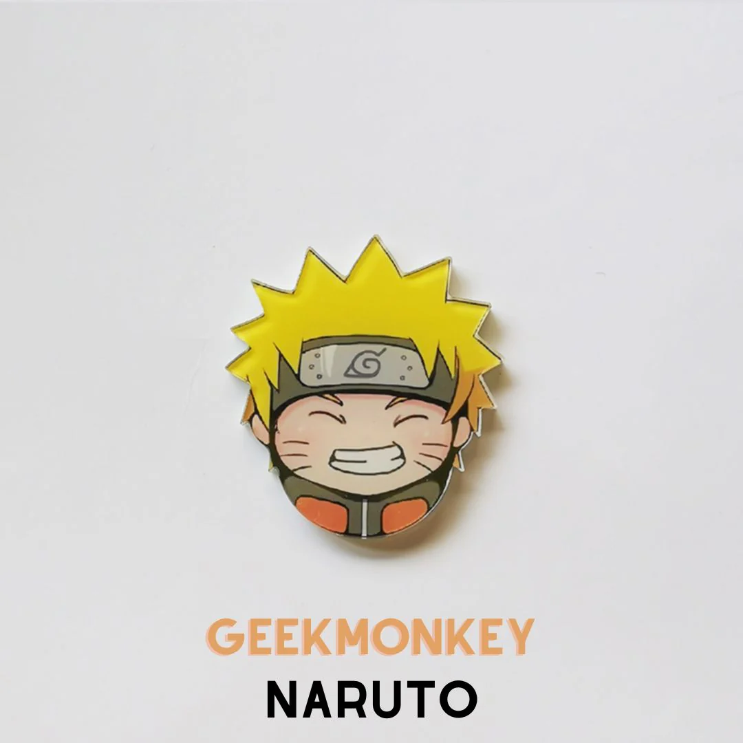 Anime & Friends Acrylic Badge | Acrylic Safety Pins for Naruto Fans - Image 12