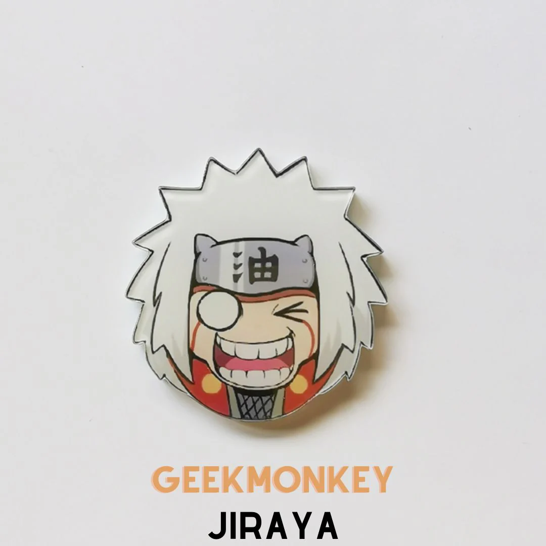 Anime & Friends Acrylic Badge | Acrylic Safety Pins for Naruto Fans - Image 13