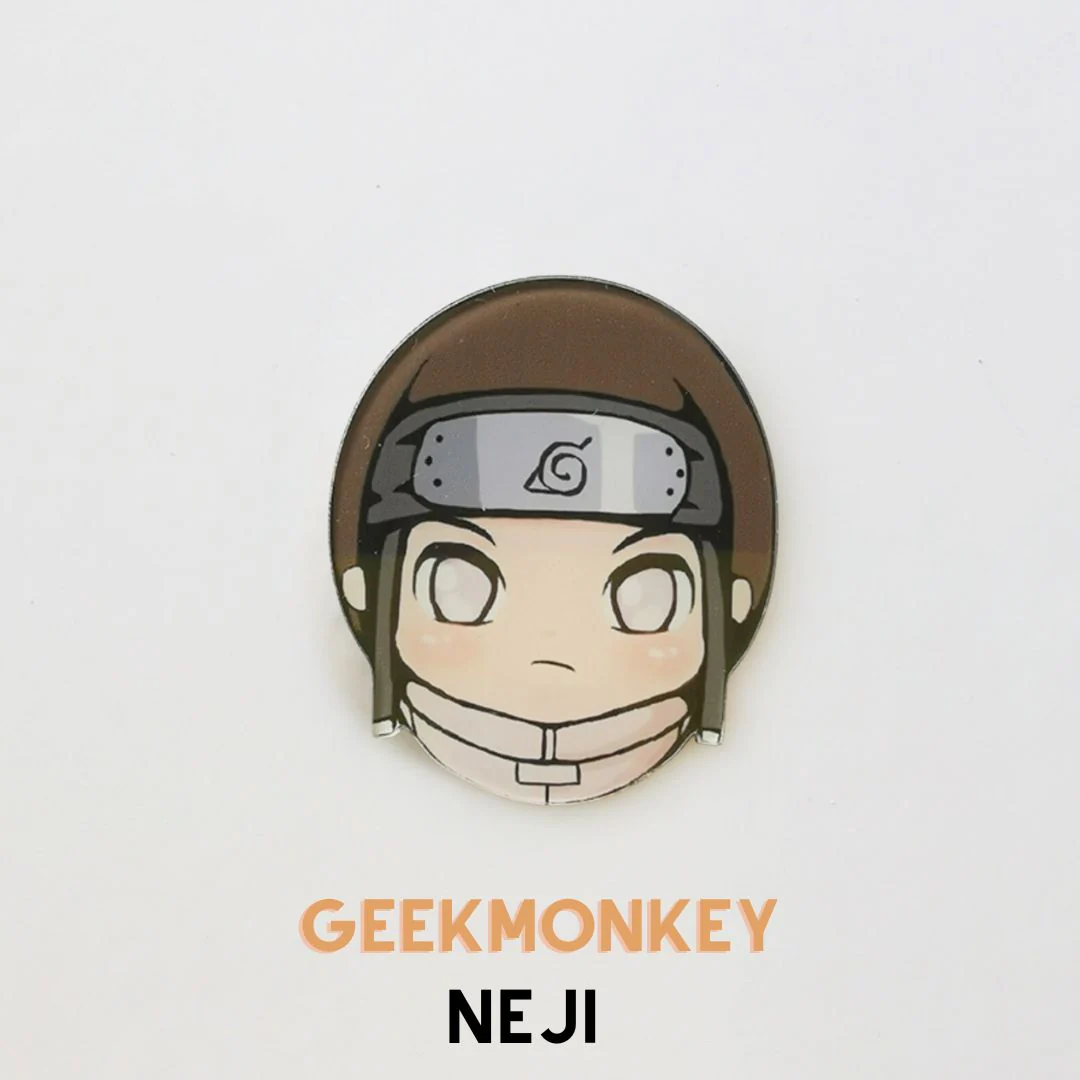 Anime & Friends Acrylic Badge | Acrylic Safety Pins for Naruto Fans - Image 3