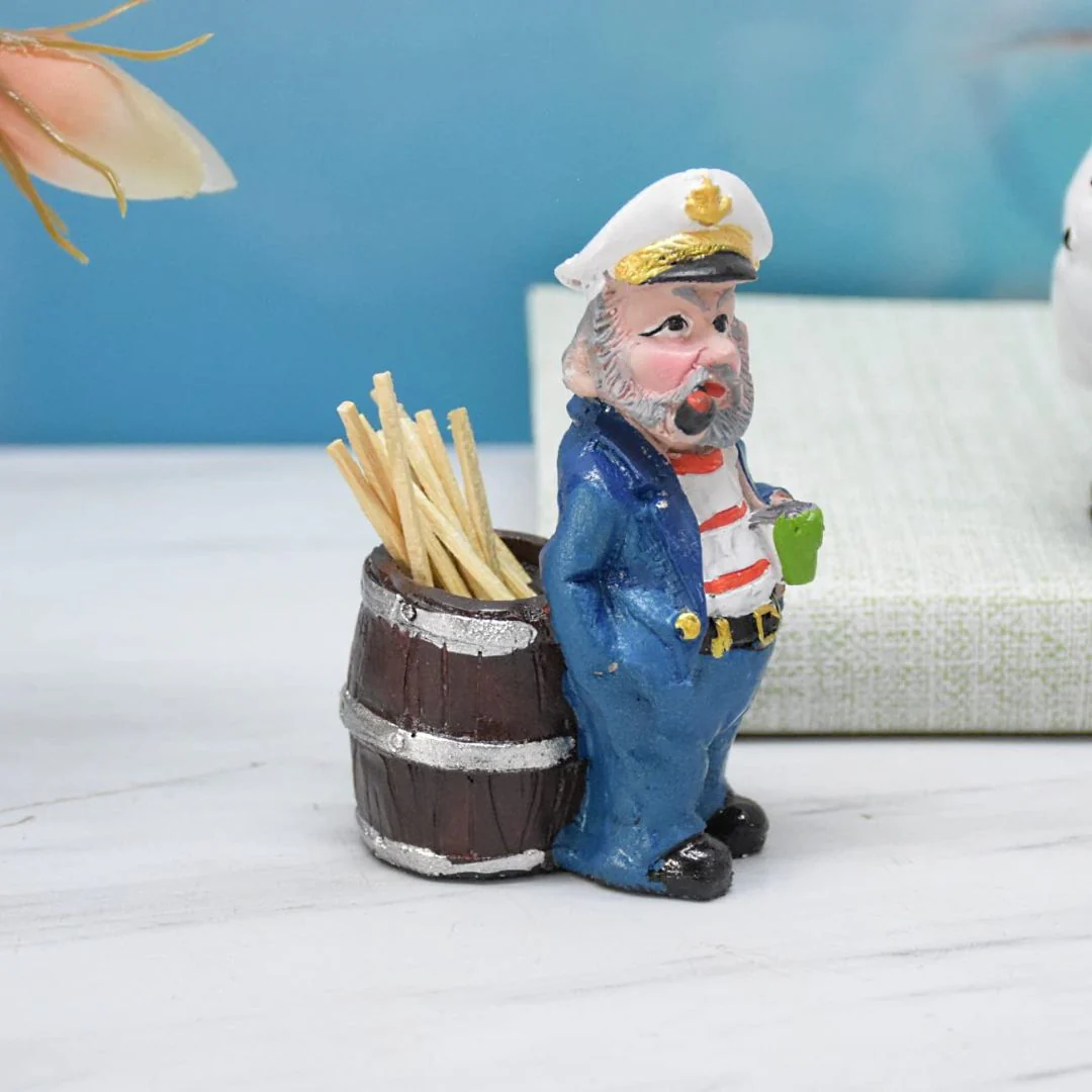 Nautical Captain Toothpick Holder: Perfect Home and Restaurant Table Decor - Image 3